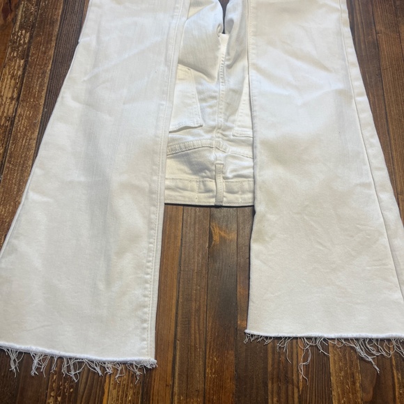 White denim, flare leg jeans - Picture 2 of 3